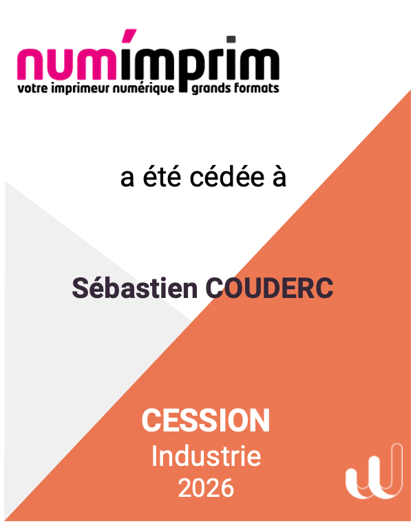 Numimprim a été cédée à Sébastien Couderc — Cession, Industrie, 2026